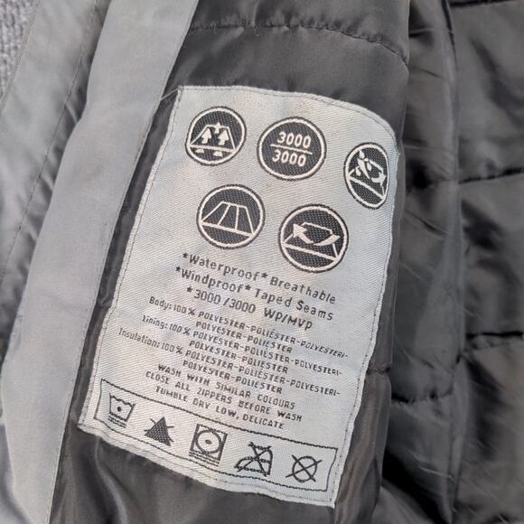 UPS Uniform Coat Mens Size M Gray Full Zip Pockets Clique Graphic Logo - Picture 13 of 16